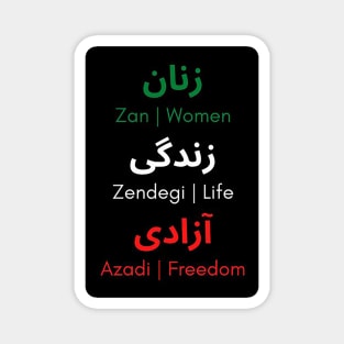 Woman! Life! Freedom! Magnet
