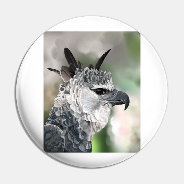 Harpy Eagle Pin by BarefootSeeker