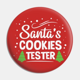 Santa's cookies tester Pin