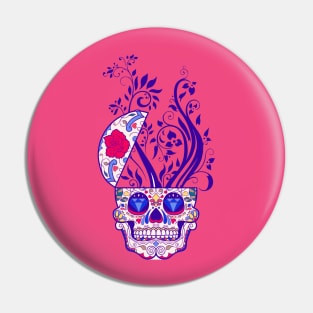 excellent uncovered skull design Pin