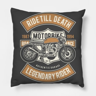 Ride till Death Tazzum Pillow