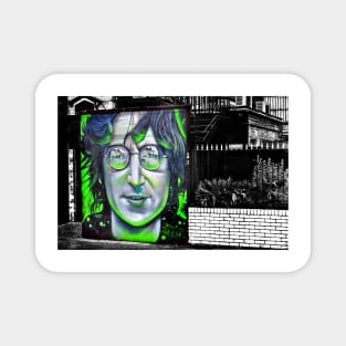 John Lennon Mural Street Art Camden Town London Magnet