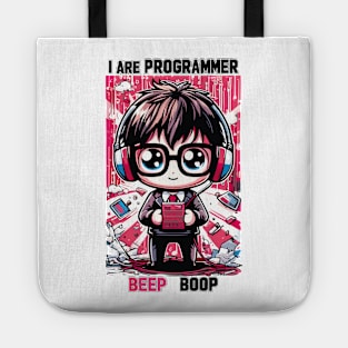 I Are Programmer Beep Boop Tote