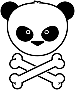 Panda Bones Magnet