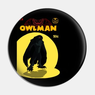 OWLMAN CRYPTID Pin