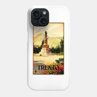 TRENTO Monument of Dante ITALY ENIT Poster Art Vintage Italian Travel Phone Case