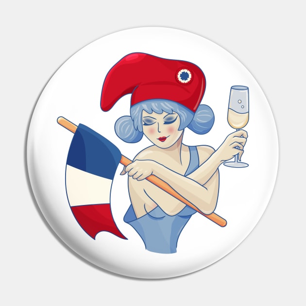 Marianne of France for Bastille day Pin by tatadonets