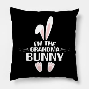 I'm The Grandma Bunny Cute Matching Family Easter Day Pillow