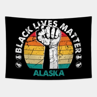 Alaska black lives matter political protest Tapestry