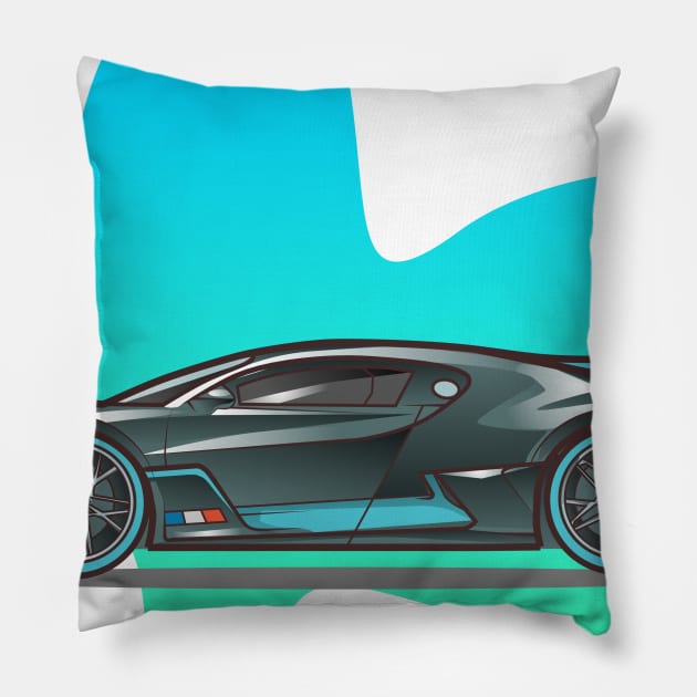 Bugatti Divo Pillow by dbcreations25