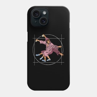 Vitruvian Dude - Big Lebowski Yoga Pose Phone Case