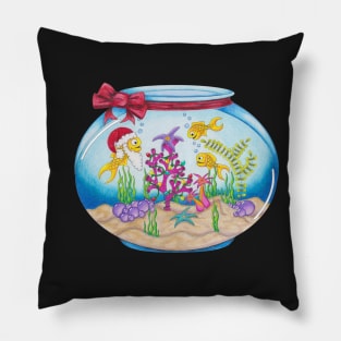 Merry Fishmas Pillow