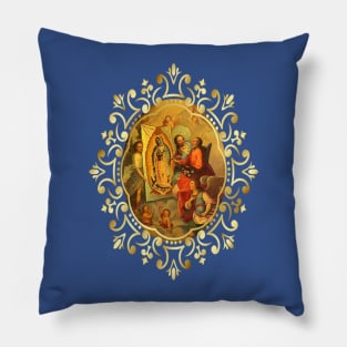 Our Lady of Guadalupe Mexican Hand of God Virgin Mary Mexico Tilma 2020-001 Pillow