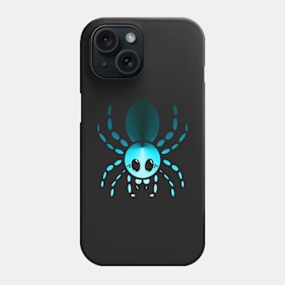 Colorful Cartoon Tarantula (Light Blue) Phone Case