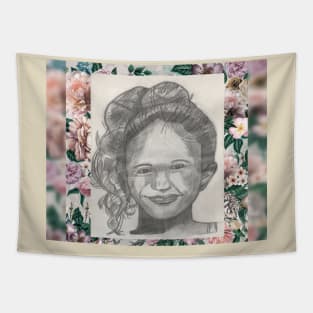 Smily Girl Tapestry