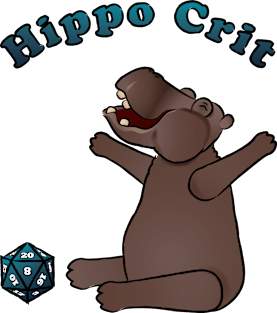 Hippo Crit Hit Magnet