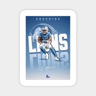 Detroit Lions 14 Magnet