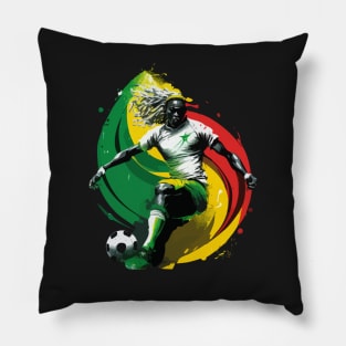 Ghana Soccer Magic Artwork Pillow