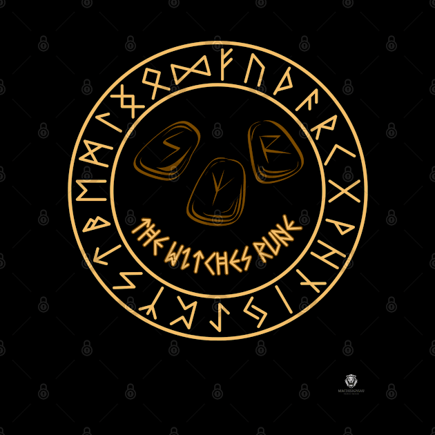 Witches Runes - Black by MacDesignsAU