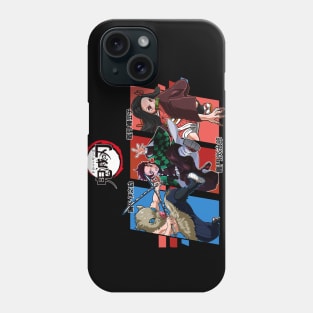 Demon Slayer Nezuko Tanjiro Inosuke Action Phone Case