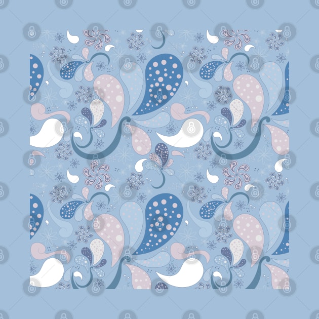 Paisley Prance - Blue by Ama Elizabeth Designs