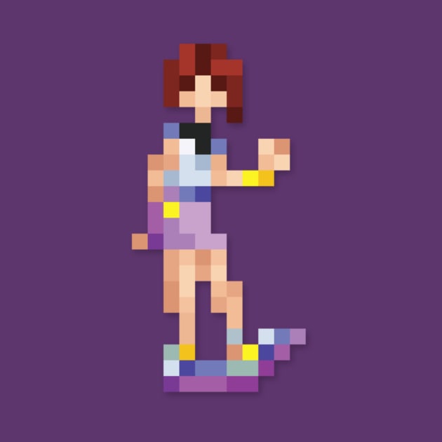 Kairi low-res pixelart by JinnPixel