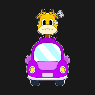 Giraffe Car T-Shirt