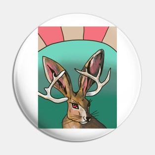 Jackalope Pin