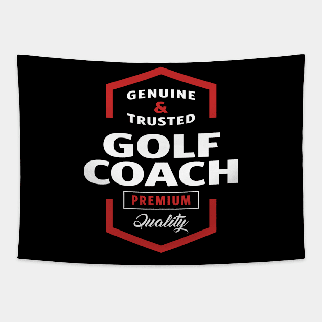 Golf Coach Tapestry by C_ceconello