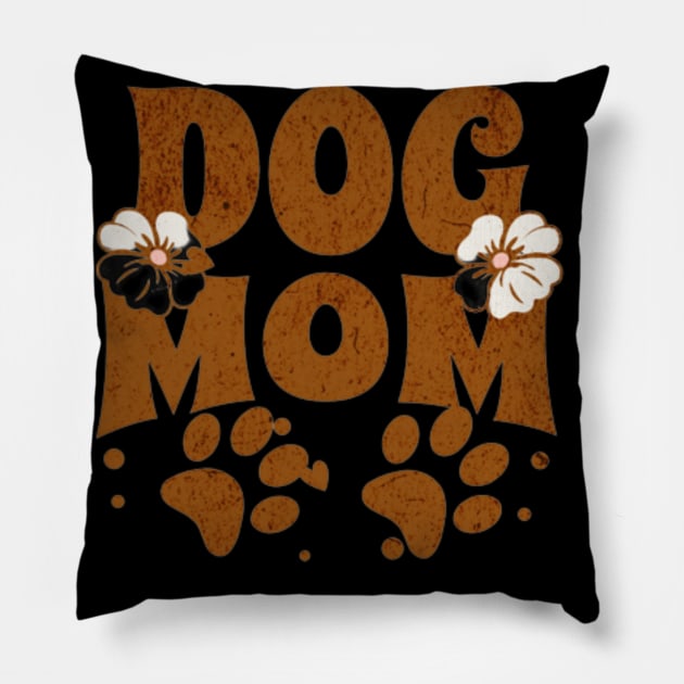 dog mom Pillow by modo store