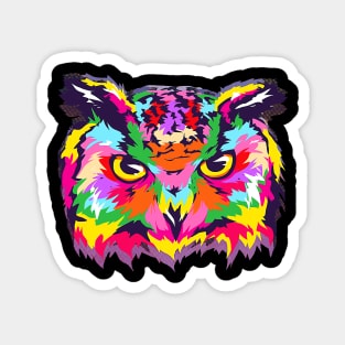 Cute Owl Wildlife Pop Art Animal Owls Lover 262 Magnet