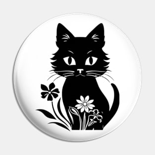 Cat Art Lover Pin