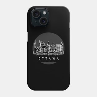 Ottawa Canada Skyline Phone Case