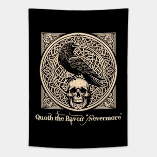 Quoth the Raven " Nevermore" Tapestry