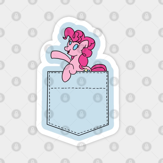 Pocket Pinkie Magnet by AmyNewBlue