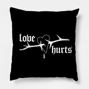 Love Hurts | Blackwork Tattoo design Pillow