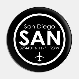 SAN, San Diego International Airport, USA Pin