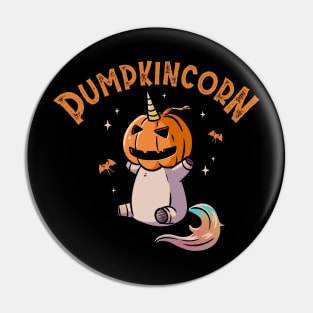 Pumpkincorn Funny Cute Spooky Pin