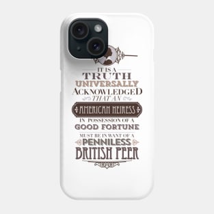 The Loaded American Heiress Fitted Phone Case