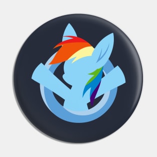 Plain Rainbow Dash Pin