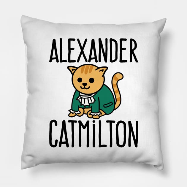 Cat Shirt - Alexander Catmilton Pillow by redbarron