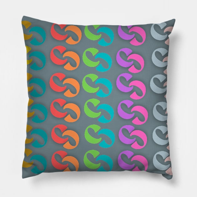 C MONOGRAM Pillow by hypocrite human