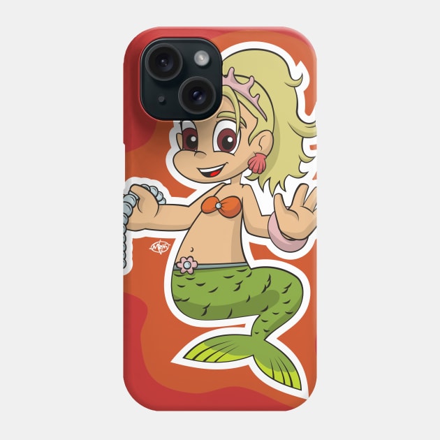 Little Mermaid Phone Case by MBK
