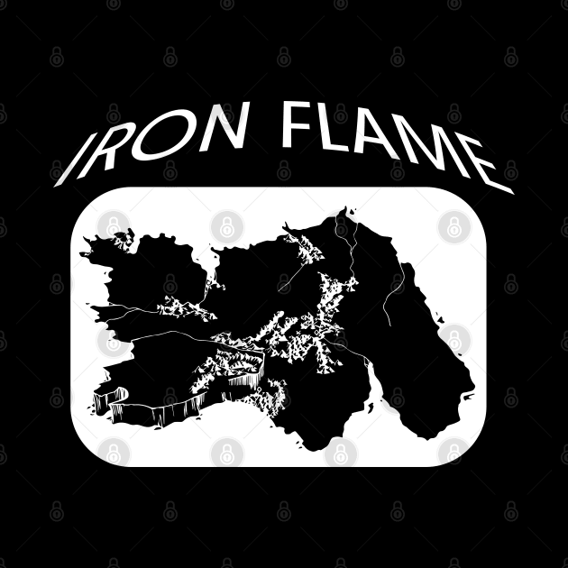 Iron Flame Map White by KifLeeDesigns