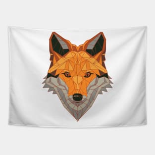 Polygonal Geometric Fox Tapestry