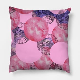 Universe in another Way (pink) Pillow