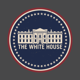 The White House Washington D.C. Vintage Style Logo T-Shirt