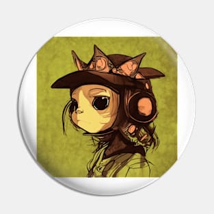 artistic character Pin