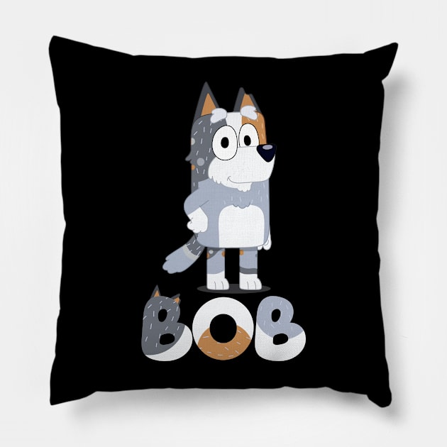 GRANDPA Bob Dog Pillow by KOMIKRUKII