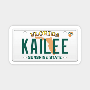 Kailee License Plate - FL Magnet